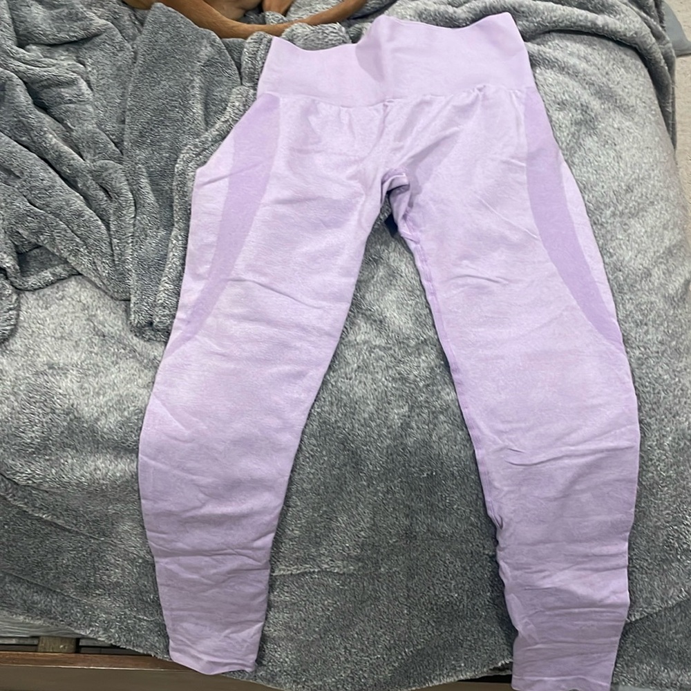 Nvgtn purple contour leggings